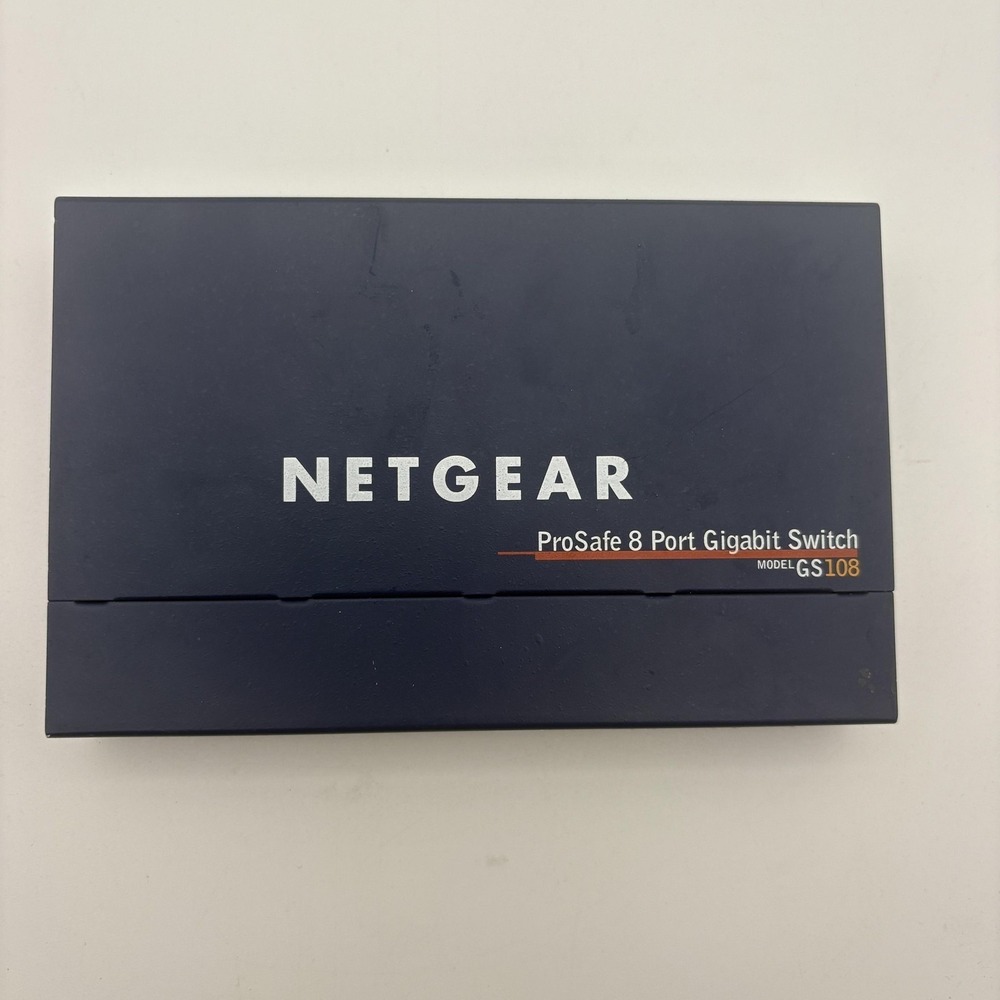 Netgear ProSafe‎ GS108 V3 8 Port Gigabit Ethernet Network Switch Hub Adapter